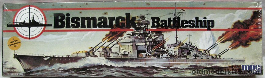 MPC 1/600 Bismarck Battleship (ex-Airfix), 1-5101 plastic model kit